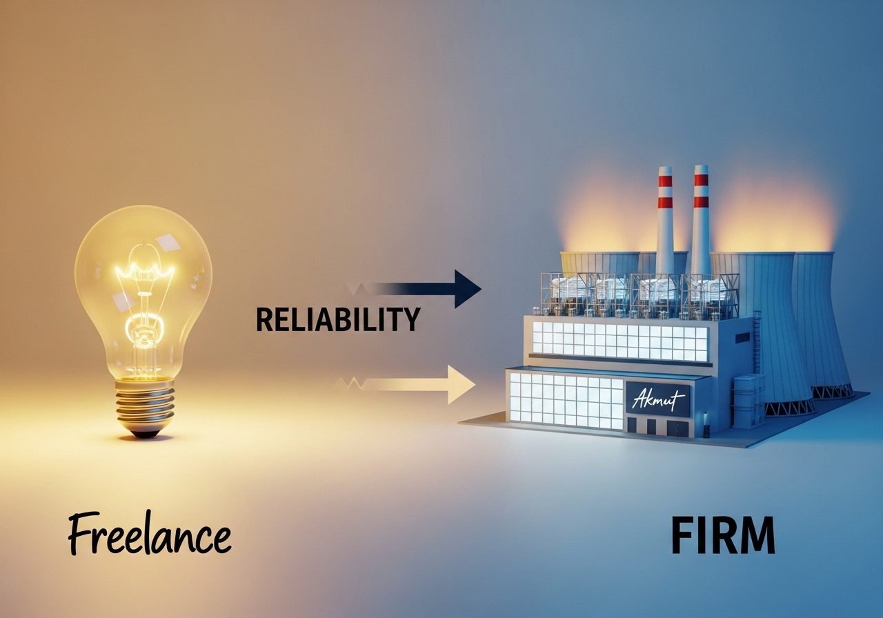 Freelance yazılımcı vs yazılım firması karşılaştırması karar rehberi